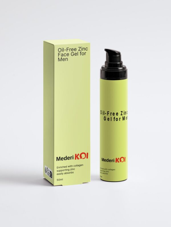 Oil-Free Zinc Face Gel for Men - Image 1
